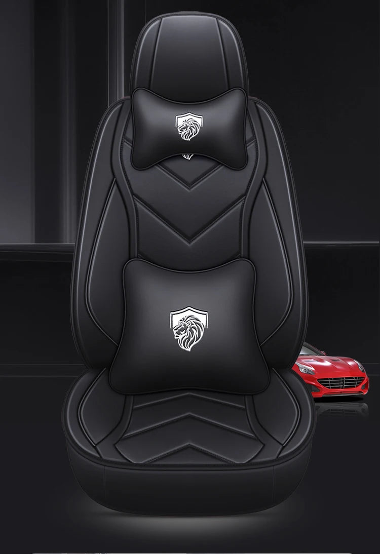 Leather Car Seat Covers For Fiat Toro Bravo Freemont 500 Argo Seat Leon Ibiza Arona BMW E39 Auto Interior Accesorios Waterproof