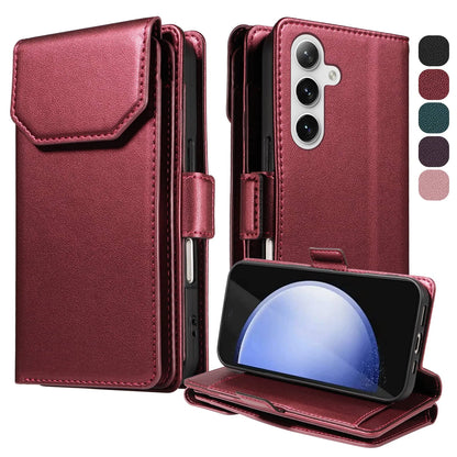 Wallet Case for Google Pixel 9 8 7 Pro 9 Pro XL 9A 8A 7A 6A, [10+ Card Slots] Protective TPU Inner Shell, Shockproof Flip Cover