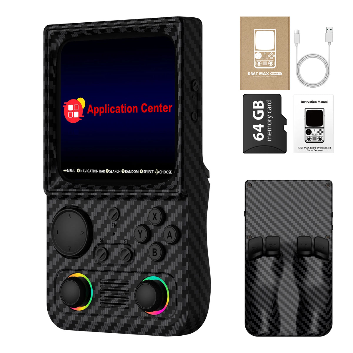 AISLPC RG40 MAX Handheld Game Console 64/128G 4.0" IPS Screen 5G Portable Pocket Game Player