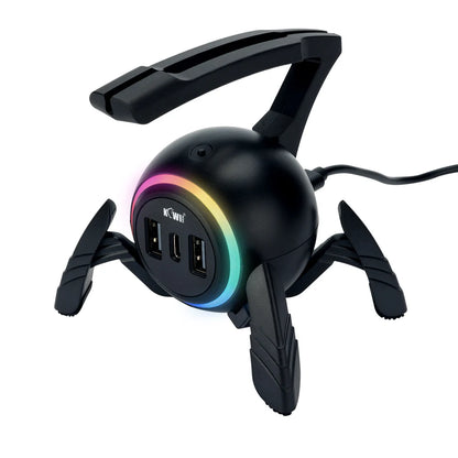 New Mouse Cable Holder RGB Light Gaming Mouse Bungee Cord Clip Wire Organizer Flexible For E-sports Mice Perfect Playing Game