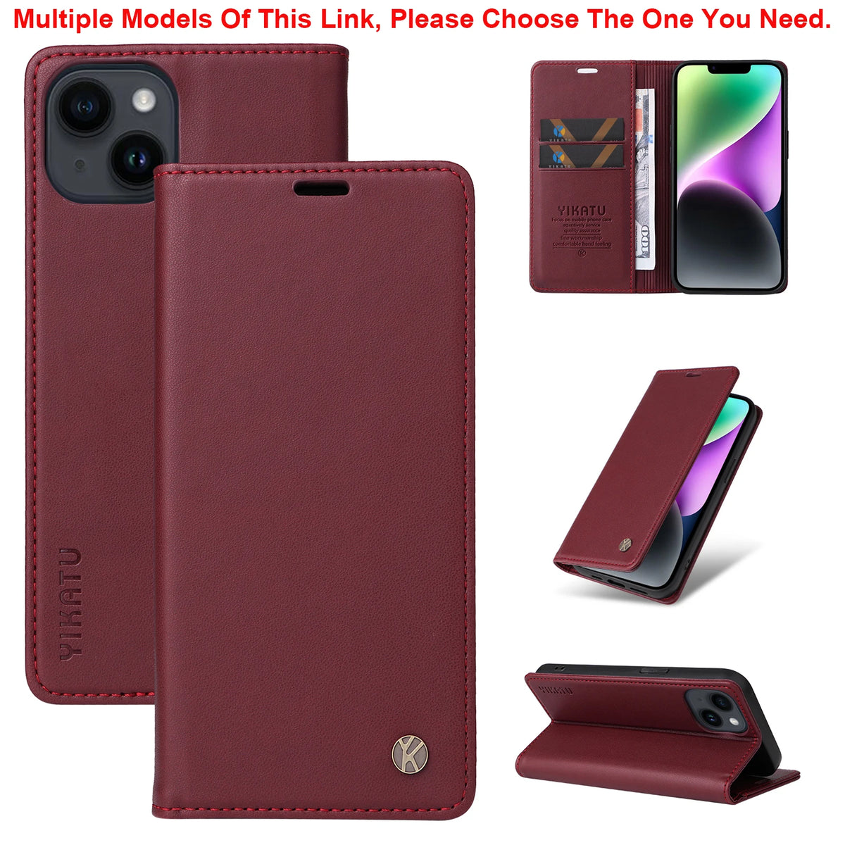 For Samsung Galaxy M80s M62 M55 M53 M52 M35 M33 M32 M23 S10 Lite S9 Plus S8 S7 Edge Note 20 Ultra 10 5G 9 8 Wallet Leather Case