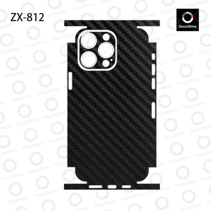 OscarSkinZ Wrap For iPhone 16 Pro Max Sticker 15 14 Plus Back Film 13 12 Mini Protective Decal Side Frame Back Protector