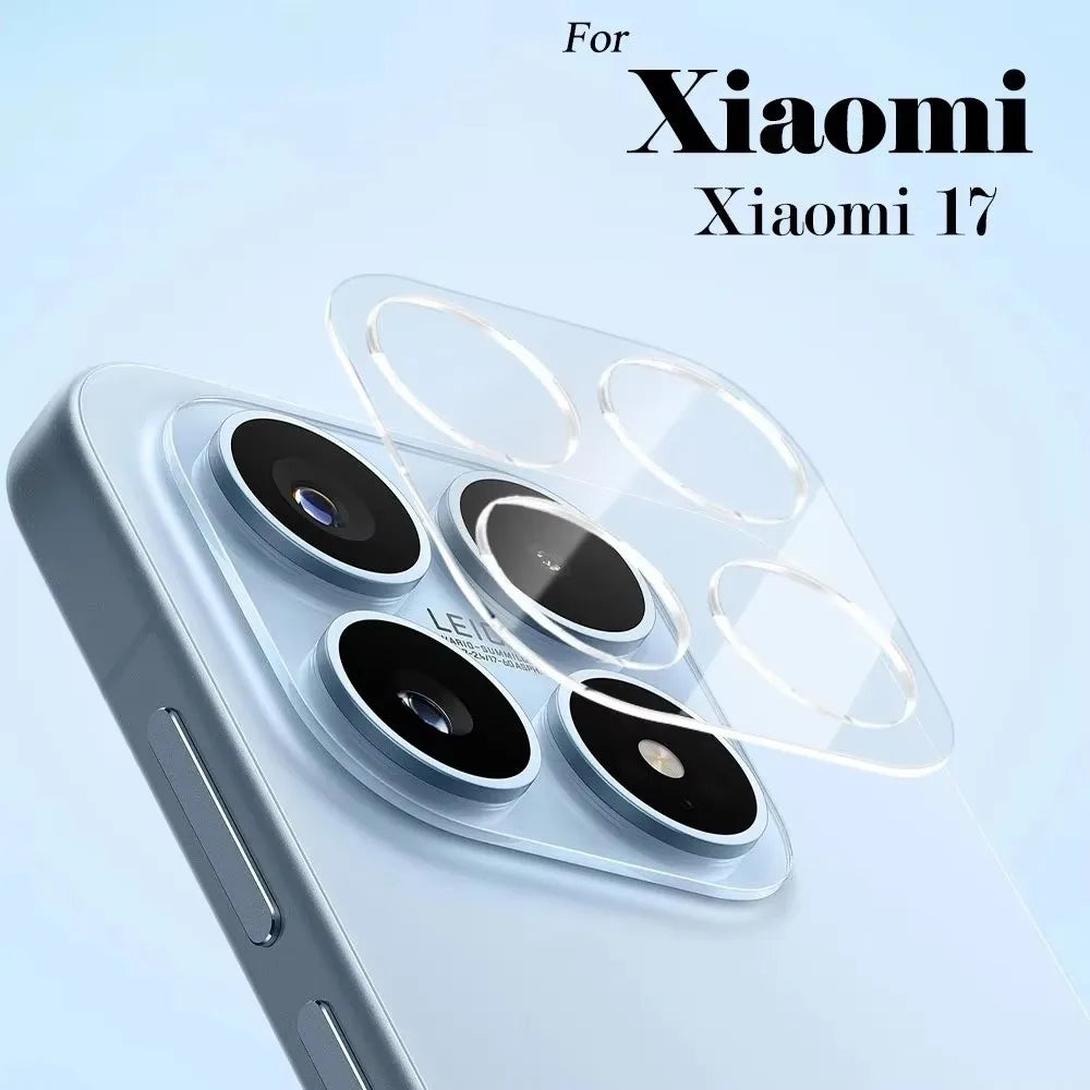 For Xiaomi 17 Tempered Glass Camera Lens Protector Scratch Resistant High Transparency Camera Protector