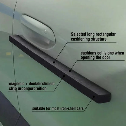 Anti-Collision Strip Magnetic Adhesive Car Door Edge Bumper Protection Strip Universal Door Buffer Parking Bump Prevention