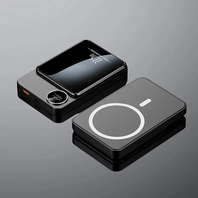 10000mAh Magnetic Wireless Power Bank 22.5W for MagSafe Fast Charging Portable Battery Charger Cases for iphone Samsung Xiaomi