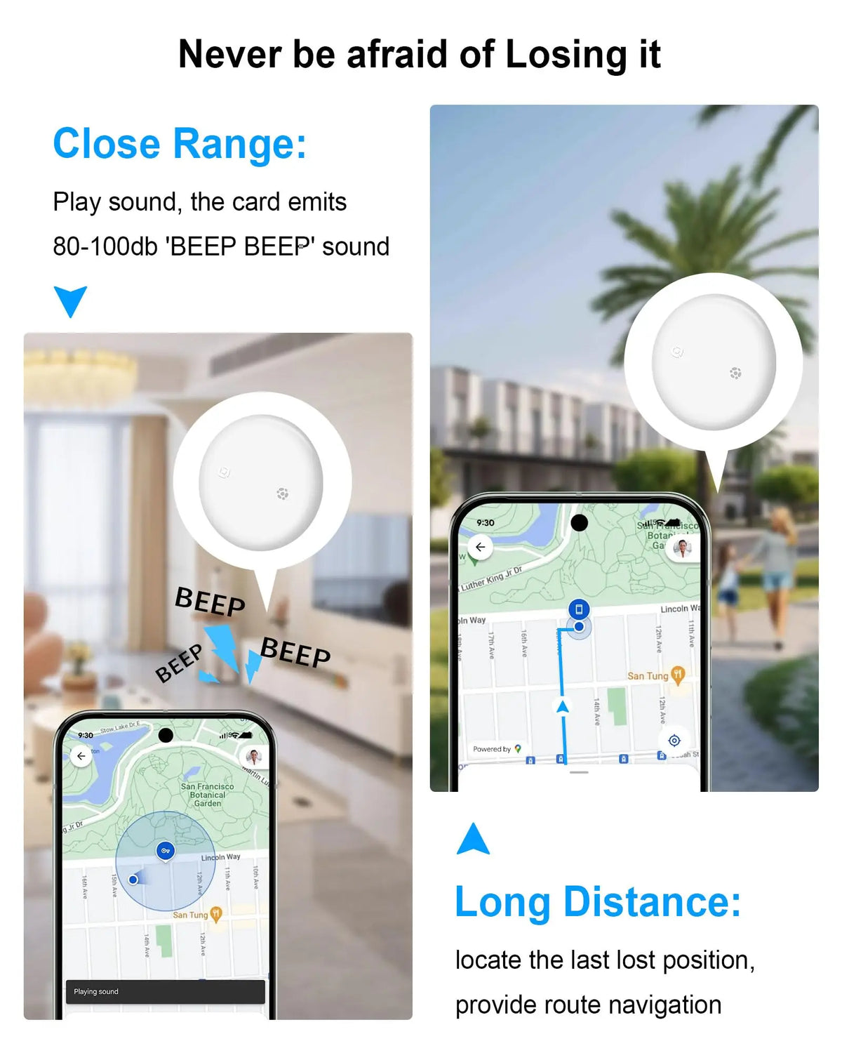Bluetooth Smart Tag for Android Devices Compatible with Google Find Hub,Find My, Air Tracker Tag,Item Finder for Wallet,Suitcase
