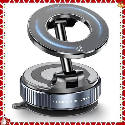 Vacuum Magnet Bracket Upgraded Version Multi-angles Adjustment Strong Magnetic Suck Design Foldable Car Navigation Phone Holder