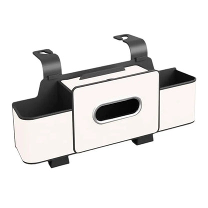 New Car Back Seat Storage Box With Tissue Box And Cup Holders Multifunctional Car Rear Seat Storage Organizer For Travel