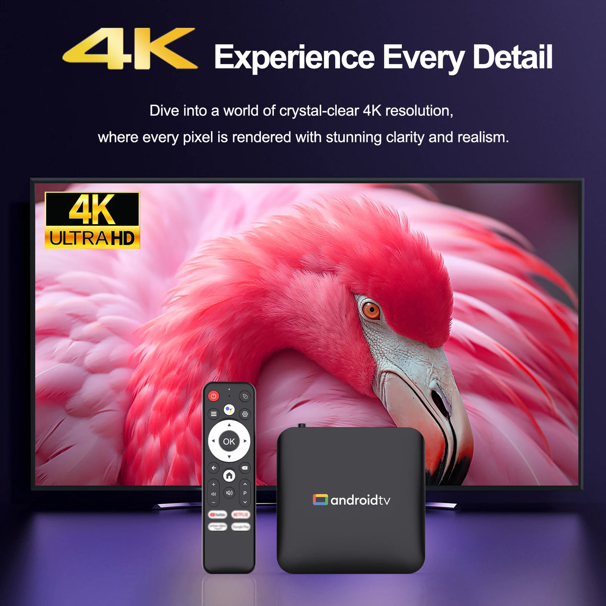 Smart TV Box H96 MAX S905L3 Android 14.0 4K BT Google Voice Remote Media Player Home Android Set Top Box 2GB 16GB 8GB