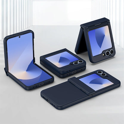 Luxury Original Phone Case For Samsung Galaxy Z Flip 7 8 6 5 4 3For Magsafe Wireless Charge Ring Magnetic Shockproof Hinge Cover