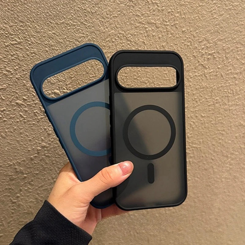 Luxury Translucent Matte Magnetic Case For Google Pixel 10 ProXL 9Pro XL 11 ProXL 10 9A Wireless Charging Candy Color Slim Cover