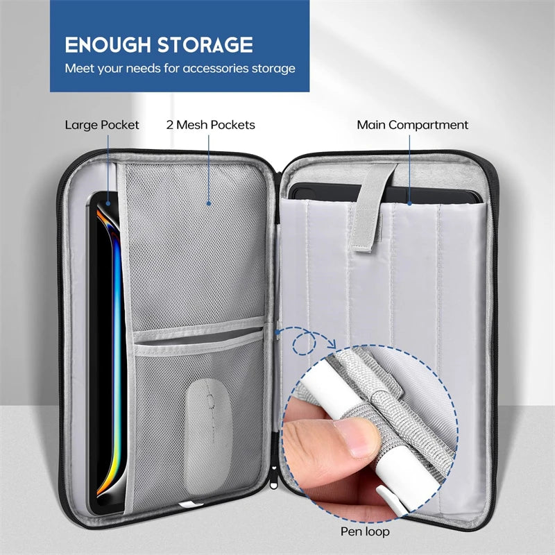Waterproof Shockproof Handle Bag Laptop Sleeve Case for Macbook Air 11 12 13 13.6 Inch M4 M3 M2 Chip Mac Book Cover 2026