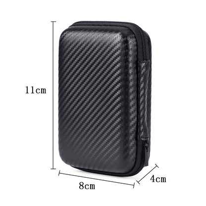 Portable Zipper Earphone Case Bag for Airpod Earpods KZ BA10 AS10 ES4 Charging Cable Accessories Mini Carrying Storage Bag Pouch
