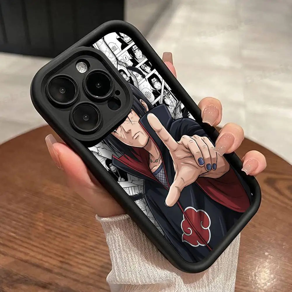 Classic Anime U-Uchiha Itachi Phone Case For iPhone 17 16 15 14 13 12 11 Air Plus Pro Max Soft Back Cover
