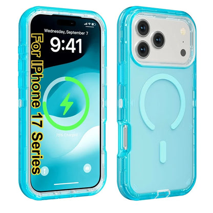 Rugged Ott Armor Magnetic Wireless Charging Clear Case For IPhone 18 17Air 16 15 14 Plus 13 12 Pro Max Enhanced Shockproof Cover