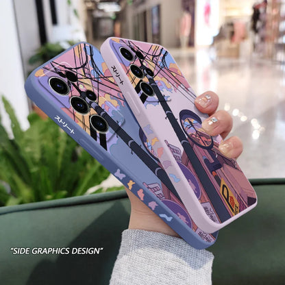 Dusk Intersection Phone Case For Samsung Galaxy S25 S24 S23 S22 S21 S20 S10 S10E S9 Ultra Plus FE Note 20 Ultra 10 9 Plus Cover