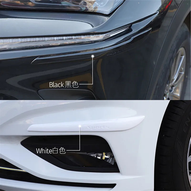 2pcs Car Door Body Front Rear Bumpers Protector Corner Guard Decals Anti Scratch Anti-collision Strips Sticker Car Accessories