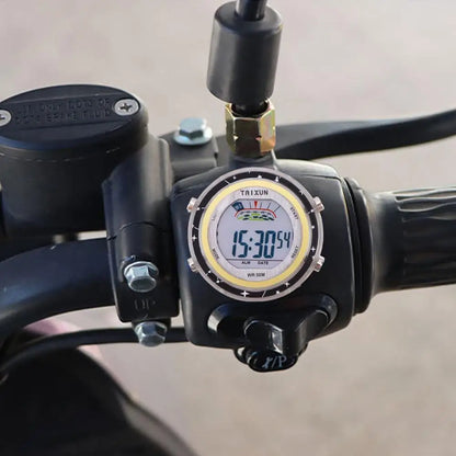 Motorcycle Digital Clock Waterproof Motorbike Stick-on Dashboard Car Clock Car Stick-On Mini Watch For Dashboard Boat Bike