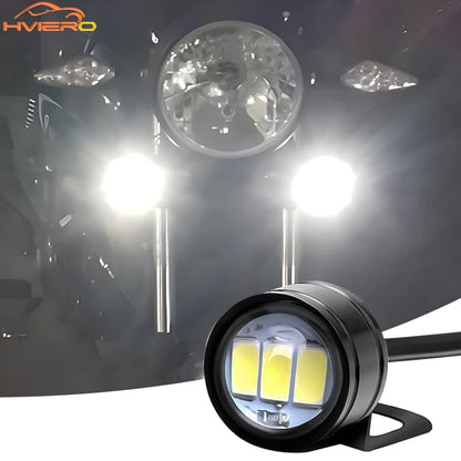 1X Car Eagle Eye Mirror Light DRL Backup Bulb Auto Motor Led Turn Signal Reverse Parking Brake Trunk Lamping Daylight Waterproof