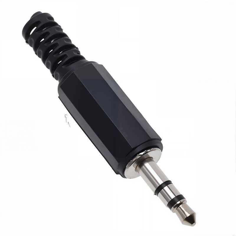5Pcs 3.5mm Mono Stereo Plug For Microphone Headphone Connector, 2-Pole/3-Pole/4-Pole Audio Adapter