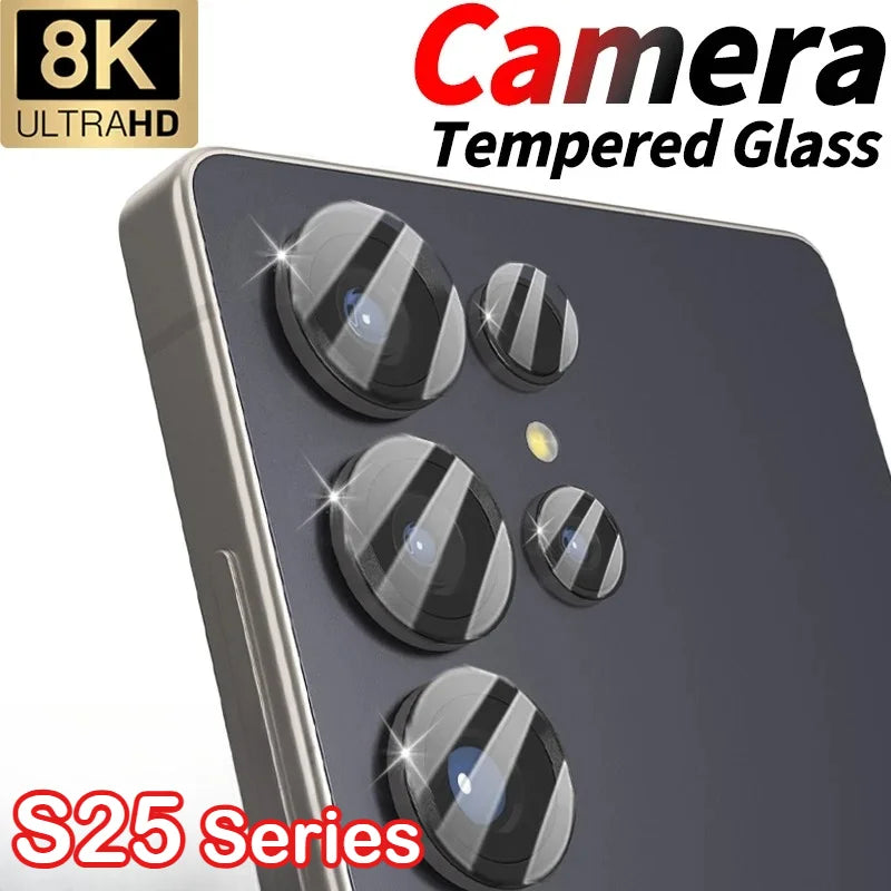 1-5Set 9H HD Tempered Glass Camera Protector for Samsung Galaxy S26 S25 Edge S24 S23 FE Plus Ultra Lens Film Cover Scratch Proof