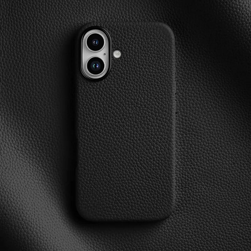 Melkco All-inclusive Genuine Leather Mobile Phone Case for IPhone 16 17 Plus with Magnetic Luxury Mobile Phone Protective Case