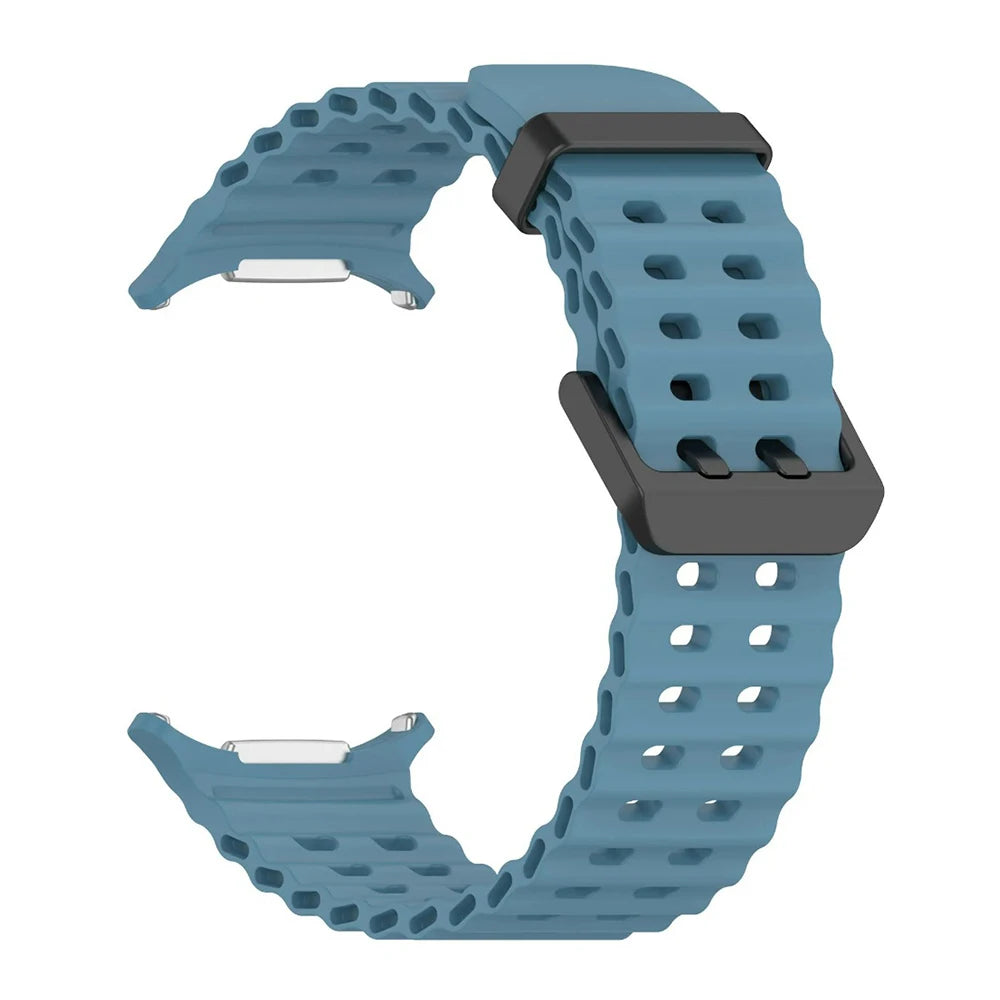 Soft Silicone Strap for Samsung Galaxy Watch 8 Ultra 2025 47mm Original Bracelet for Galaxy Watch Ultra 2-1 47mm Ocean Watchband
