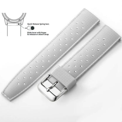 Tropical Silicone Watch Band Quick Release Watch Band 18mm 20mm 22mm Rubber Tropic Smart Watch Strap Waterpfroof Muti-Color