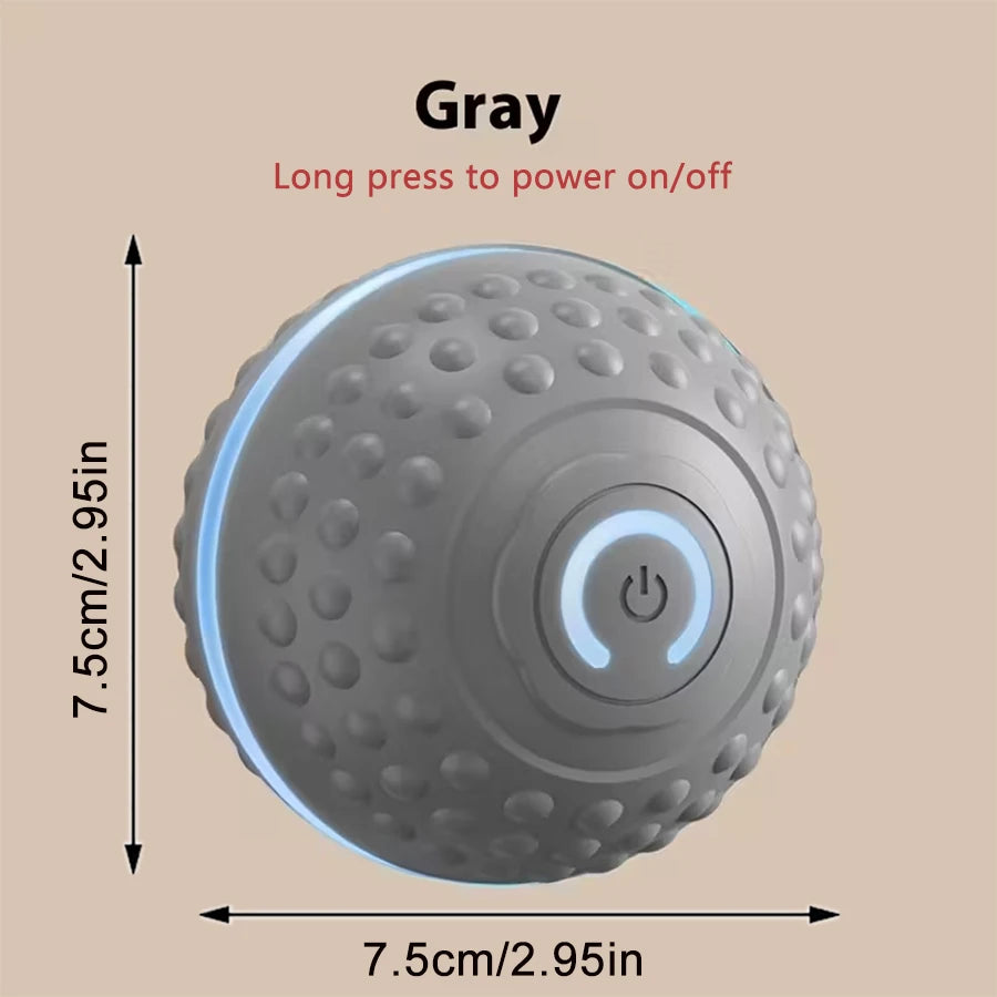 Smart Dog Toys Ball Electronic Interactive Cat Toy Pet Jump and Rolling Ball USB Automatic Moving Bouncing for Large Medium Dogs
