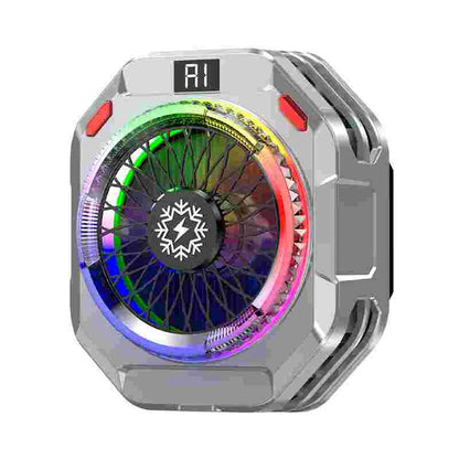 TH28-Pro Magnetic Phone Cooler Fast Heat Dissipator With Adjustable RGB Light 30W AI Cooling Phone Back Clip Radiator