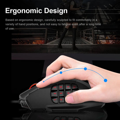 E-YOOSO X-39 USB Wired RGB Gaming Mouse 24000 DPI SG8960 19 buttons programmable game Optical mice for Computer PC Laptop