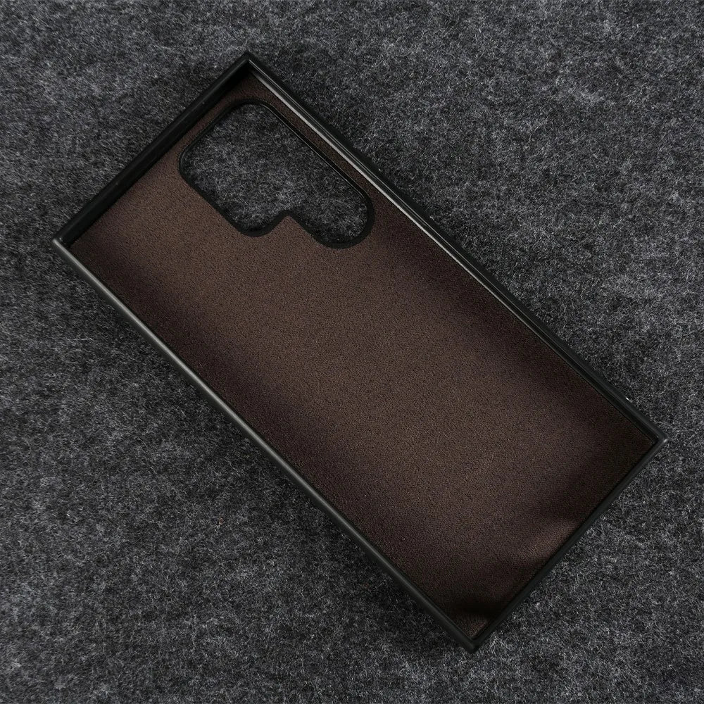 Retro Genuine Leather Phone Case for Samsung Galaxy S26 Ultra S23 Plus S24Ultra S23Ultra S22Ultra S21FE Luxury Back Cover Cases