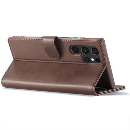 Business Leather Case for Samsung Galaxy S26 S25 Ultra S24 S23 FE S22 S21 S20 S10 Plus Note 20 + Flip Wallet Card Holder Cover
