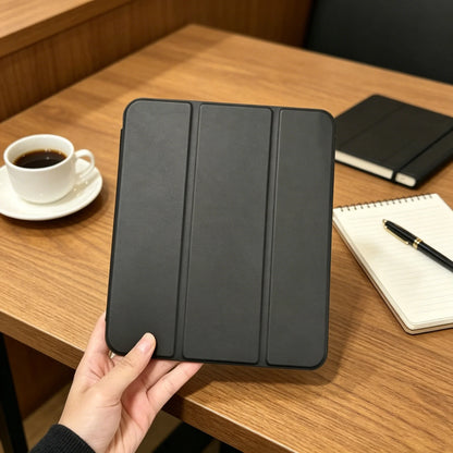 Trifold TPU Tablet Case with Pencil Holder, Auto Wake/Sleep Smart Cover for iPad (Compatible with Multiple Models, Slim Shockproof Protective Stand Case)