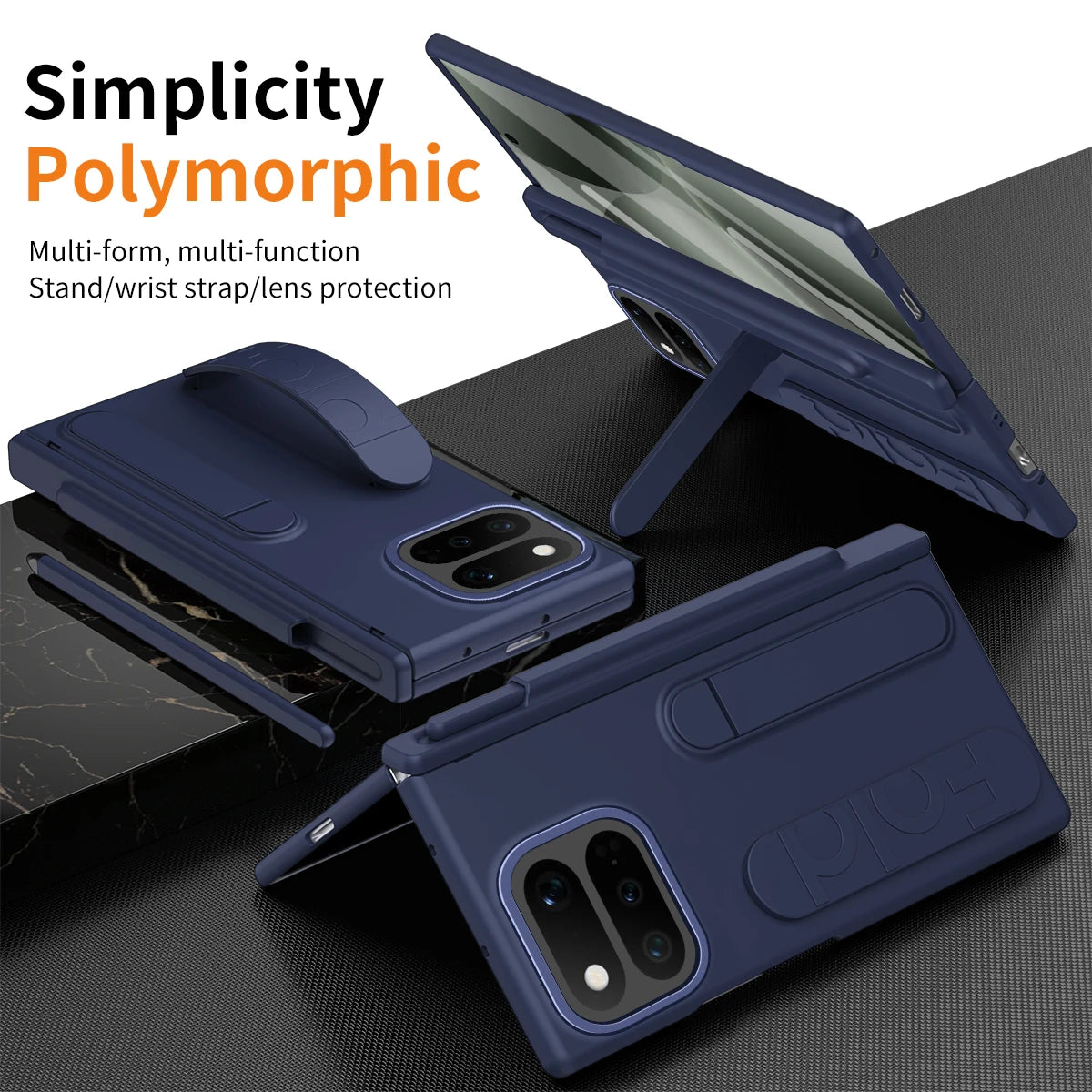 For Google Pixel 11 10 9 Pro Fold Full Protection Case With Pen Solt With Wristband Screen Protector Shockproof Back Stand Cover