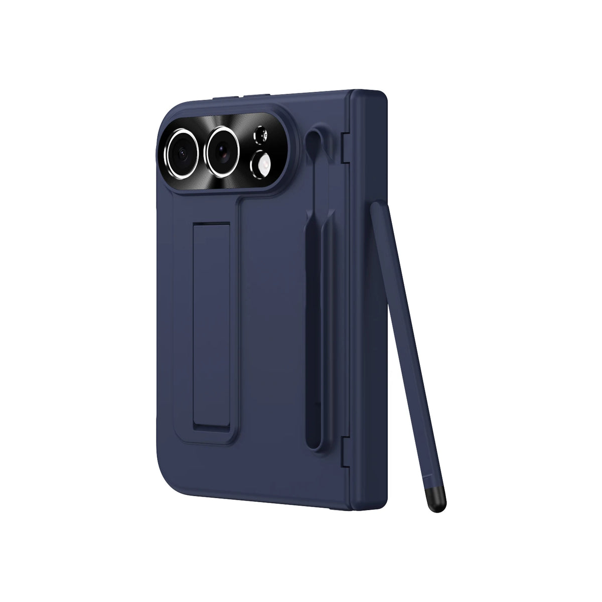 For iPhone Duo iPhone 18 Fold Bracket Phone Case With S Pen Hinge Protection Flim Glass Screen Shockproof Back Full Cover