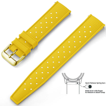 Tropical Silicone Watch Band Quick Release Watch Band 18mm 20mm 22mm Rubber Tropic Smart Watch Strap Waterpfroof Muti-Color