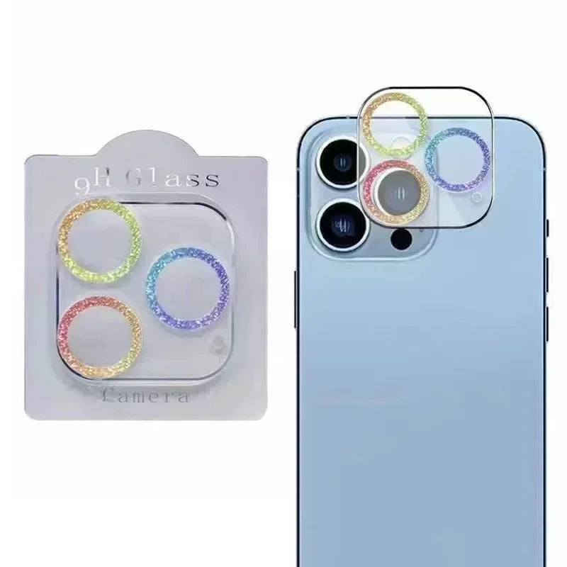 Bling Glitter Camera Lens Protector for IPhone 15 14 16 18 Pro Max 17 Air Plus 18Pro 17Pro 17Air 18ProMax Protection Accessories