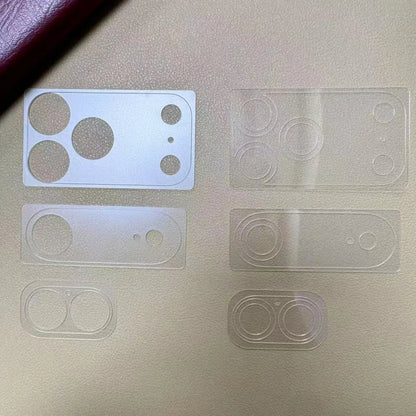 3pcs Plastic Lens Cover for iPhone, HD Clear Camera Protector, Scratch Protection Back Lens Cap for 17 Pro Max 17 Pro Air.