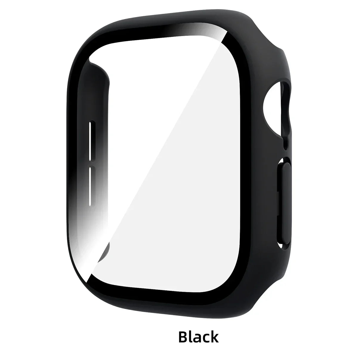 Tempered Glass PC Case for Apple Watch 12 46mm Hard Bumper Screen Protector Cover for Iwatch Series 12 42mm Shell Accessories