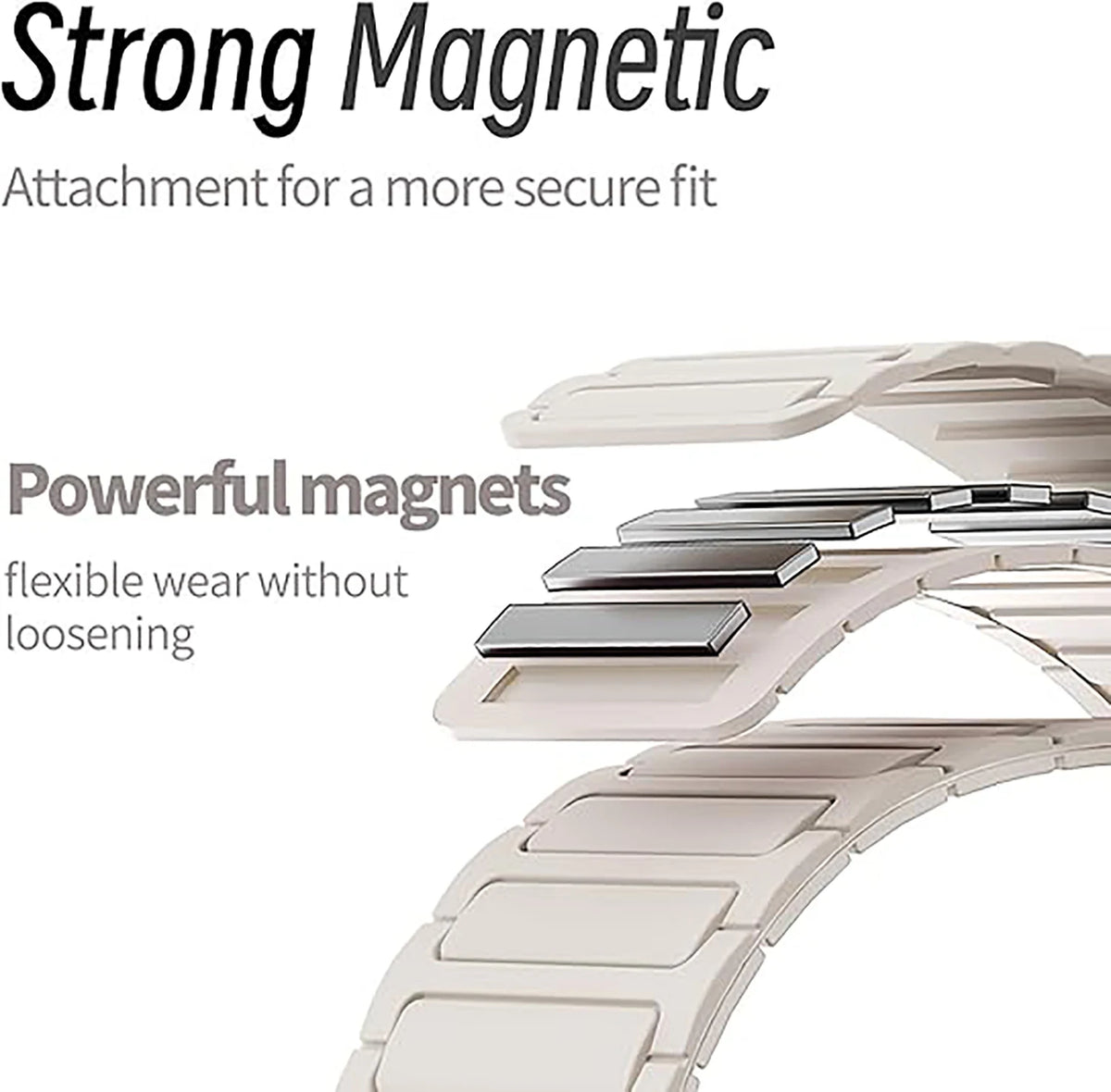 Magnetic Strap for Samsung Galaxy Fit 3 Sport Silicone Watch Band for Samsung Galaxy Fit3 Accessories Metal Men Women Bracelet