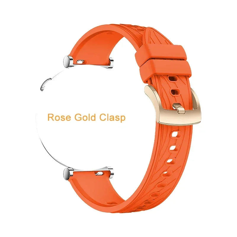 18mm Band for Xiaomi S4 41mm Sport Breathable Adjustable Band for Xiaomi S4 41mm Men Women Rubber Accessroeis Watch Strap