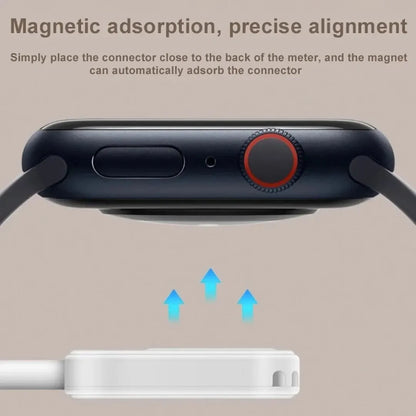 Wireless Charger For Apple Watch Series 9 8 7 6 5 4 3 2 1 Type-C / L Double Interface Portable Magnetic Wireless Charging Dock