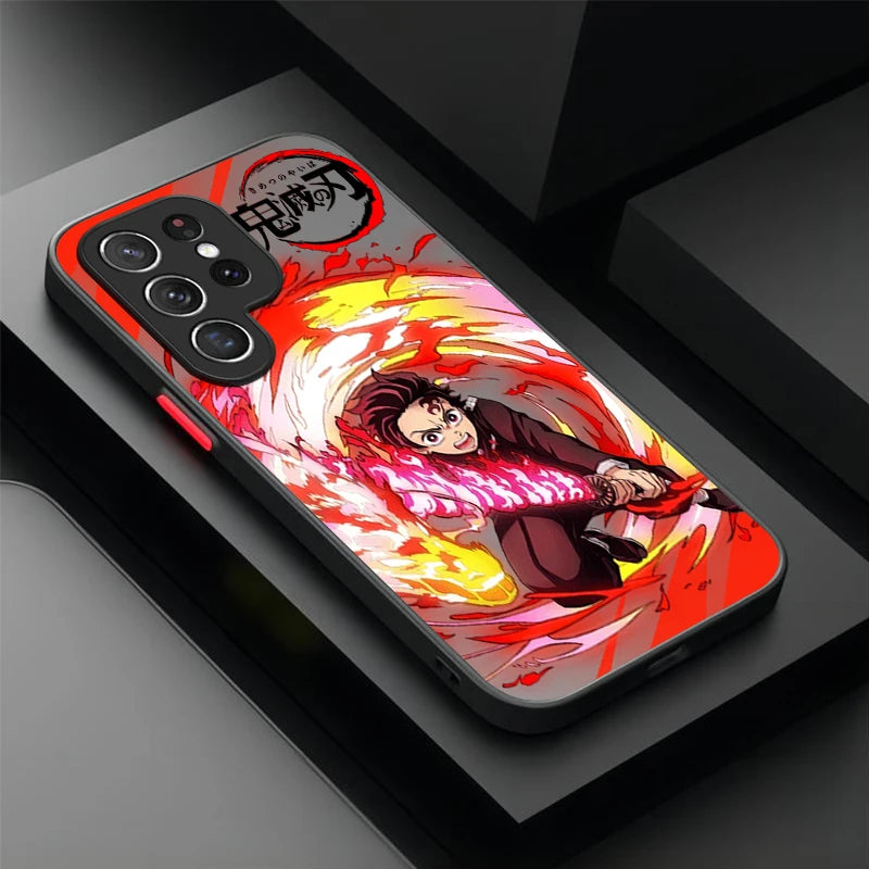 Kawaii & Badass Demon Slayer Anime Case For Samsung Galaxy S26 Edge S25 S24 S23 Ultra S22 Pro S21 Plus FE A07 4G A17 A37 A57