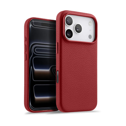 Melkco 100% Genuine Leather Case For iPhone 17 Pro Max Air MagSafe Cover with Camera Butto protective luxury Cow Magnetic cases