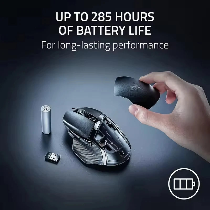 Razer BASILISK V3X HYPERSPEED Wireless Mouse RGB Colorful Light Effect PUBG/LOL/CS GO Gaming Mouse 5G Optical Sensor 18000DPI Se