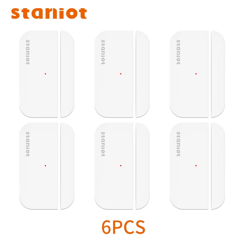 Staniot Door Sensor Wireless Smart Home Security Window Detector 5-Year Battery Life Door Open Closed Magnetic Contact Sensor