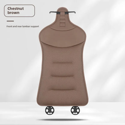 Universal Perforated Nappa Leather Car Seat Cover Luxury Sedan SUV Breathable Comfortable Cloud Cotton Cushions Car Seat Cover