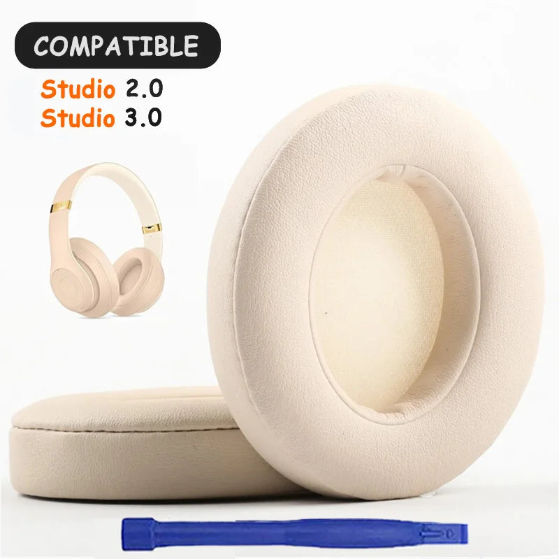 KUTOU Earpads For Beats Studio 3 3.0 Ear Pads Studio3 Headphone Replacement Pads Studio2 Ear Cushions Earpads  Headset Foam Pad