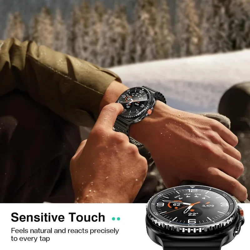 2PCS Tempered Glass For Samsung Galaxy Watch 8 Classic/8 40mm 44mmCover Anti-Scratch Screen Protector With Tool Easy Install Kit